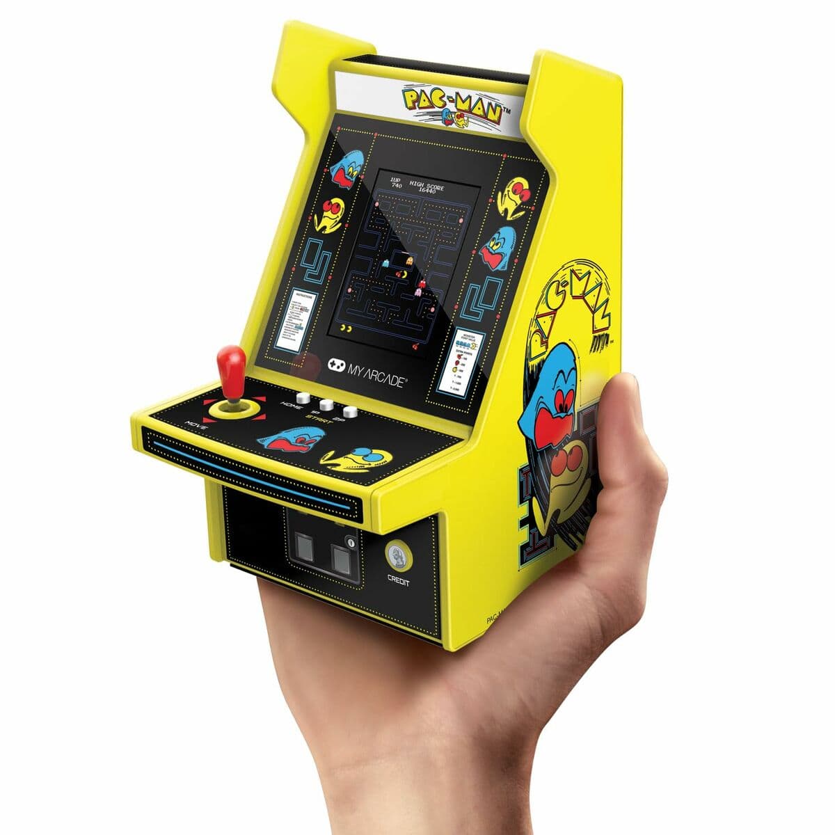 Tragbare Spielekonsole My Arcade Micro Player PRO - Pac-Man Retro Games Gelb - Image 2