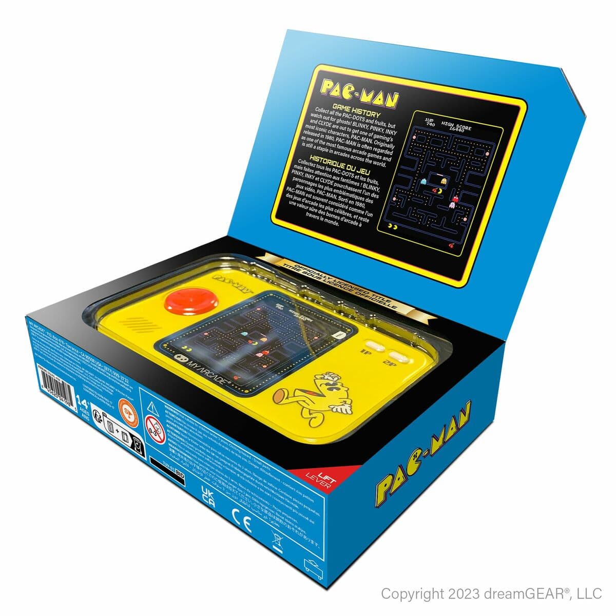 Tragbare Spielekonsole My Arcade Pocket Player PRO - Pac-Man Retro Games Gelb - Image 2