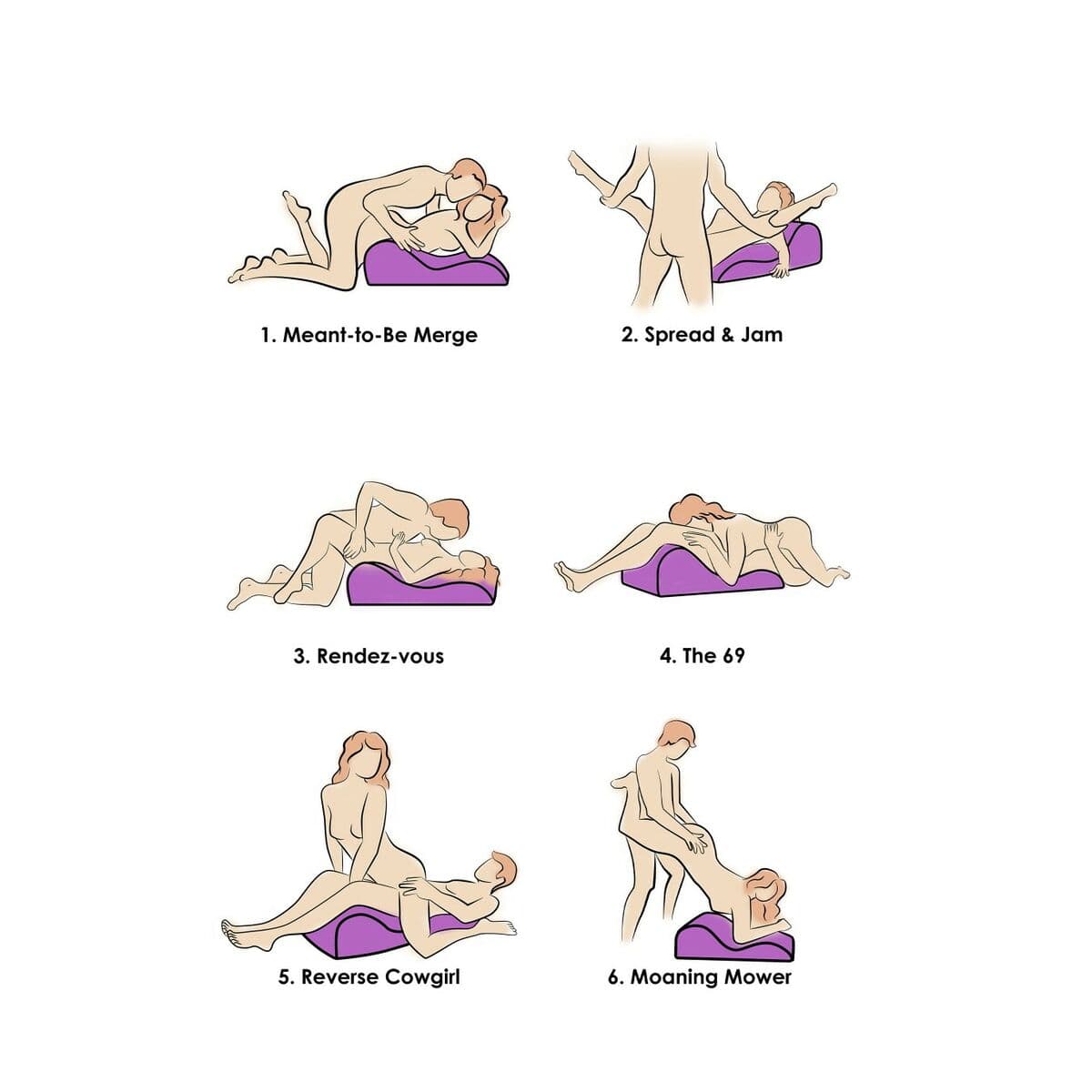 Sex Combo Keilkissen XR Lila - Image 10