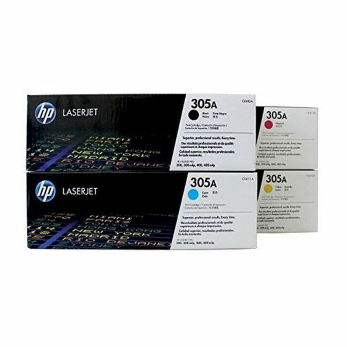 Original Toner HP 305A Türkis (4 Stück) - Image 3