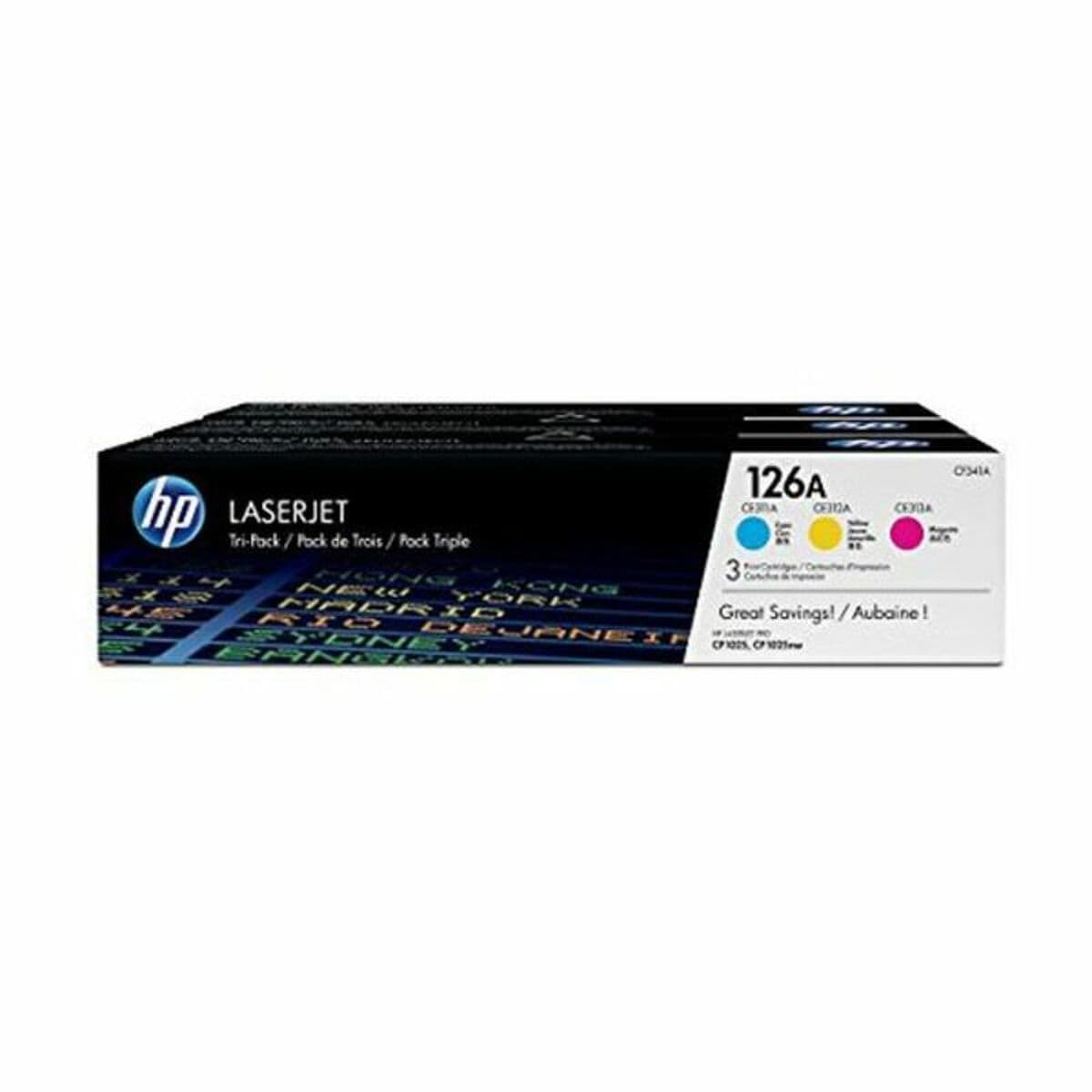 Toner HP CF341A Dreifarbig (3 Stück)