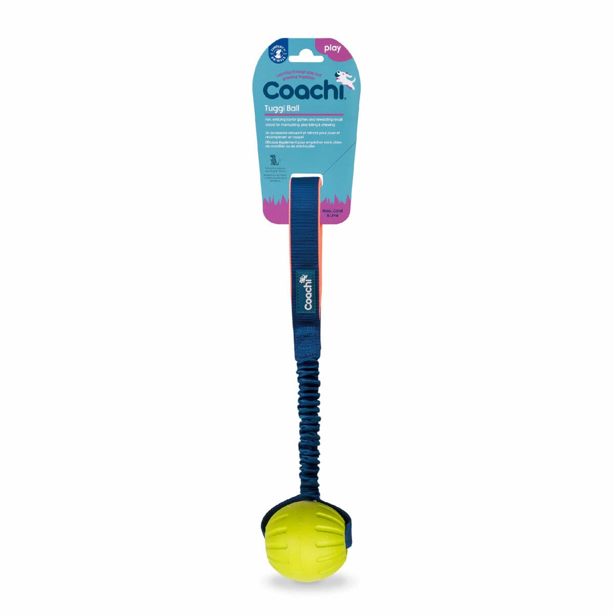 Training toy Coachi TUGGI BALL Sinine