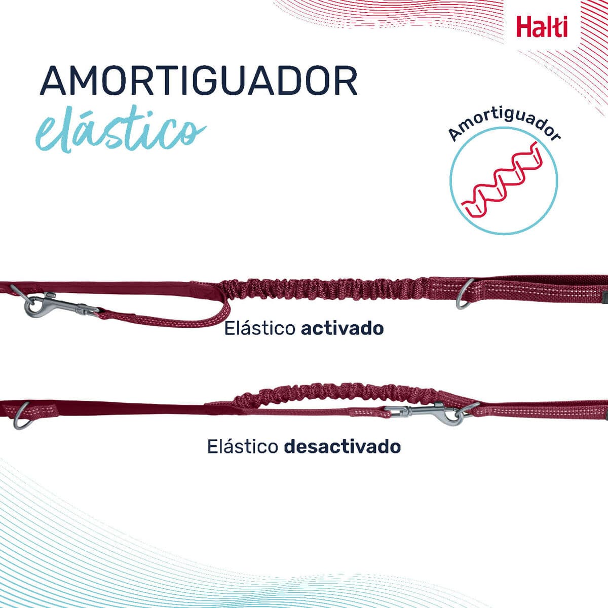 Correa para Perro Company of Animals Burdeos L - Image 6