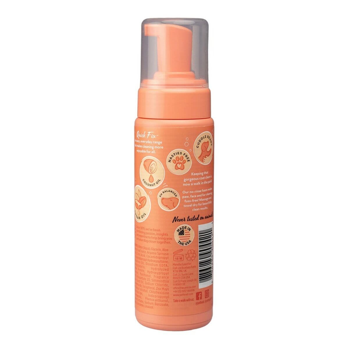 Valančios putos Pet Head Quick Fix Persikas 200 ml Šuo - Image 5