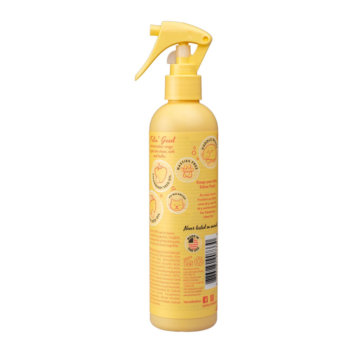 Démêlant pour animaux de compagnie Pet Head Lemonberry Felin' Good 300 ml - Image 2