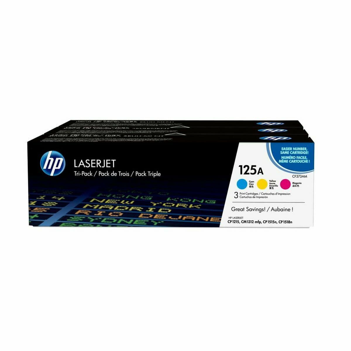 Toner HP CF373AM Gelb Bunt