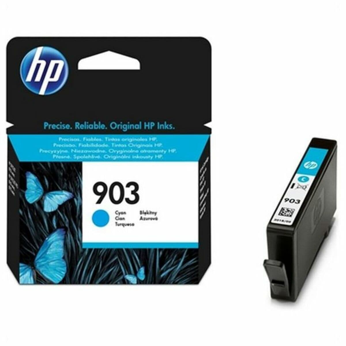 Cartucho de Tinta Original HP 903 Azul Negro Cian