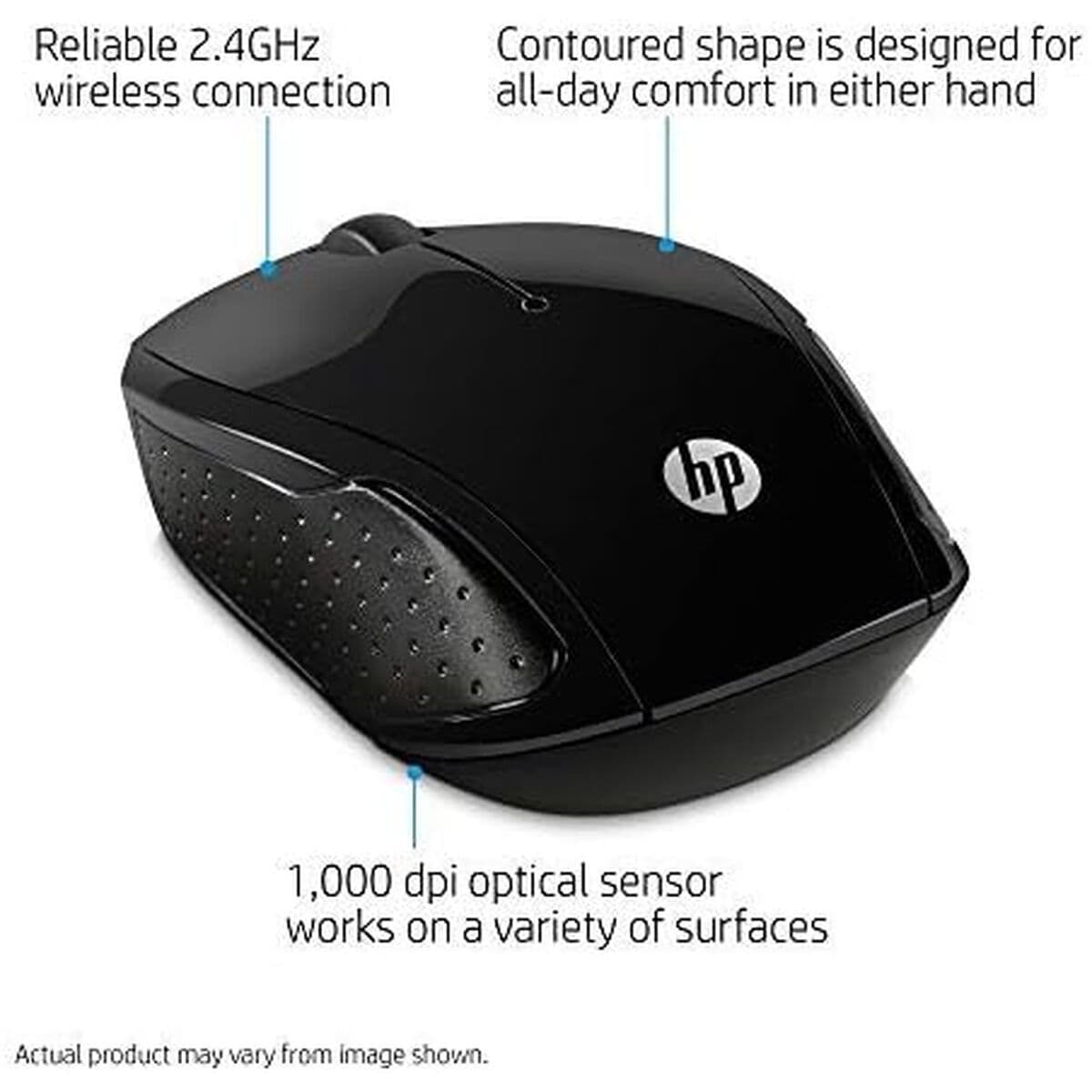 Souris sans-fil HP Wireless Mouse 200 Noir 1000 dpi - Image 28