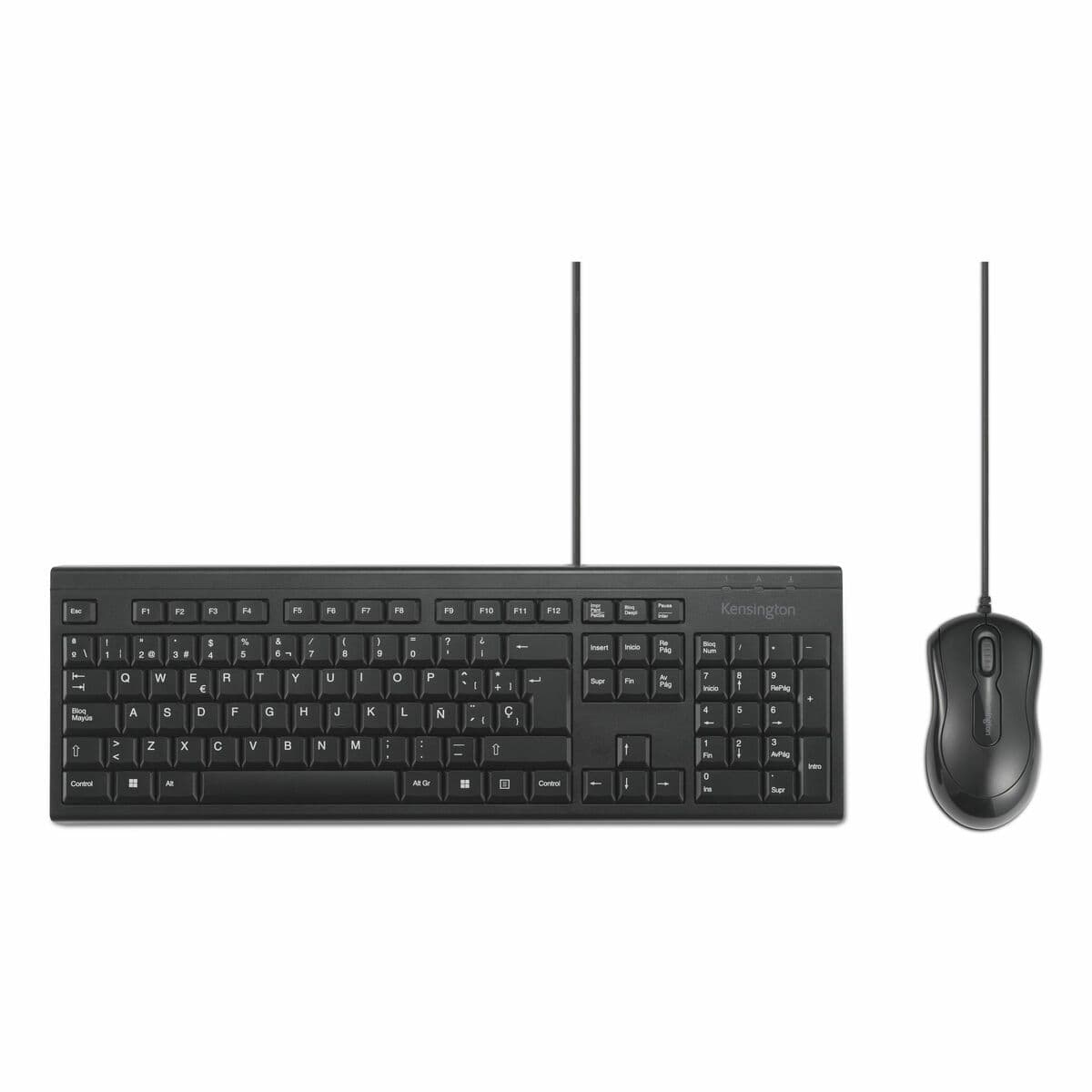 Tastiera e Mouse Kensington KM100 Nero Spagnolo QWERTY - Image 2