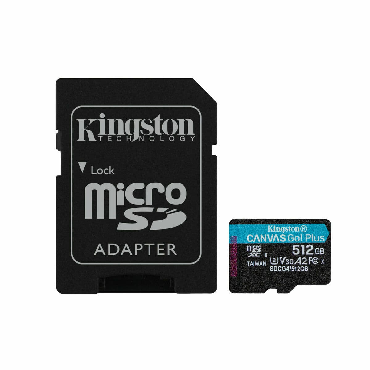 Mikro SD atminties kortelė su adapteriu Kingston SDCG4/512GB 512 GB - Image 2