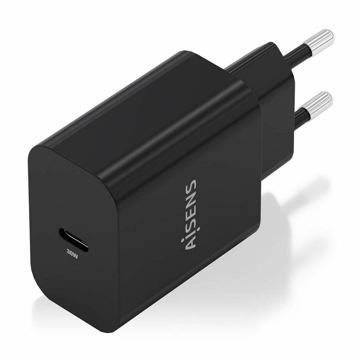 Chargeur mural Aisens GAN 30W 1XUSB-C PD3.0 CHAR Noir 33 W 50 W - Image 2