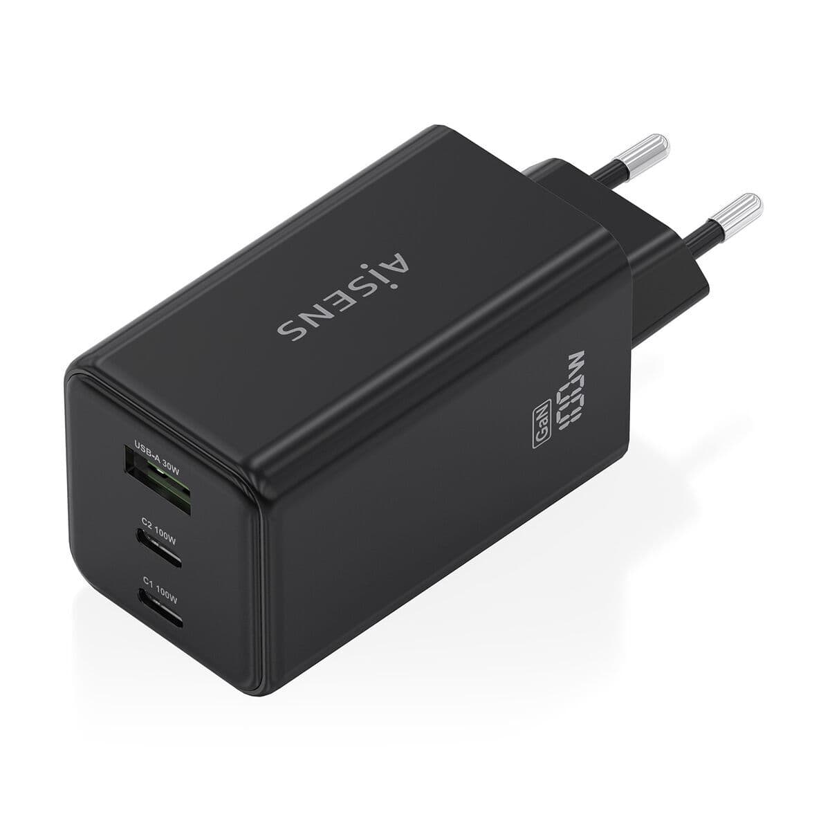 Chargeur mural Aisens GAN Noir 100 W - Image 2