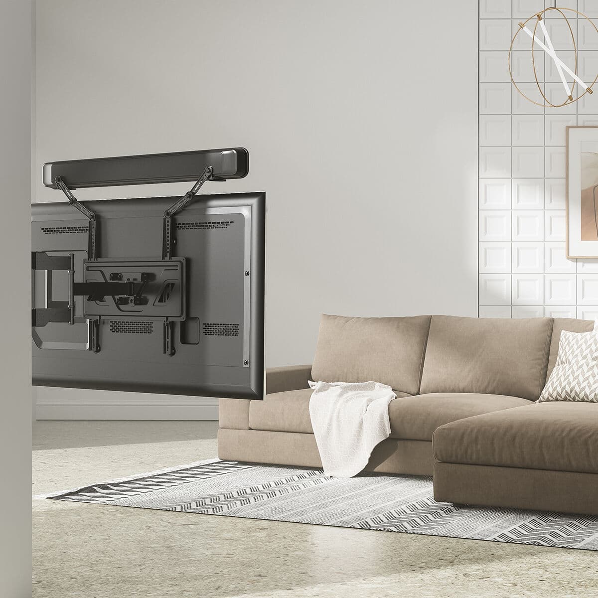 Reguliuojama atrama Aisens SPK04U-377 Juoda - Image 5