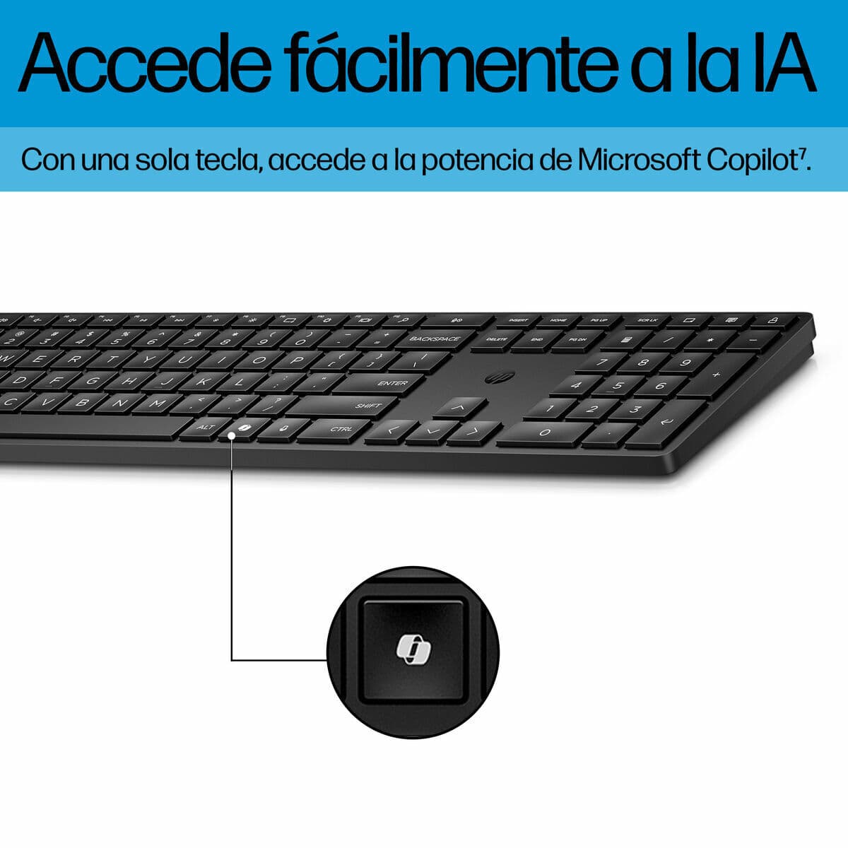 Keyboard and Mouse HP 4R009UT#ABE Black - Image 7
