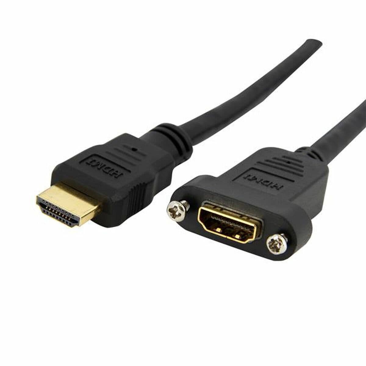 Câble HDMI Startech HDMIPNLFM3           Noir - Image 2