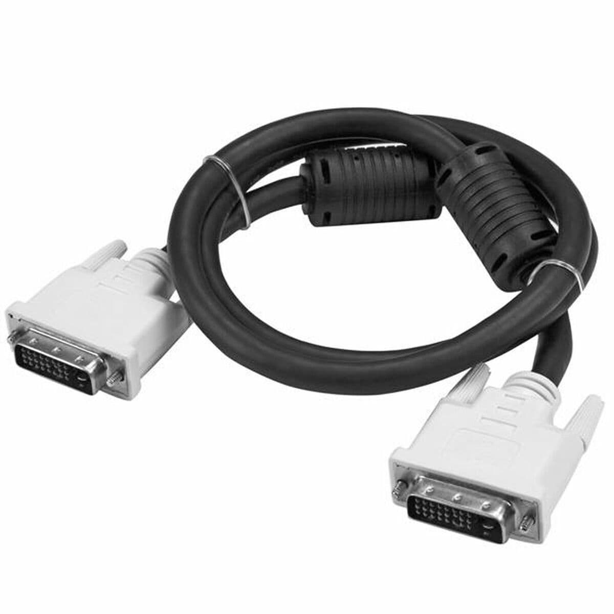 DVI-D Digital Video-Kabel Startech DVIDDMM3M            Hvit/Svart 3 m - Image 2