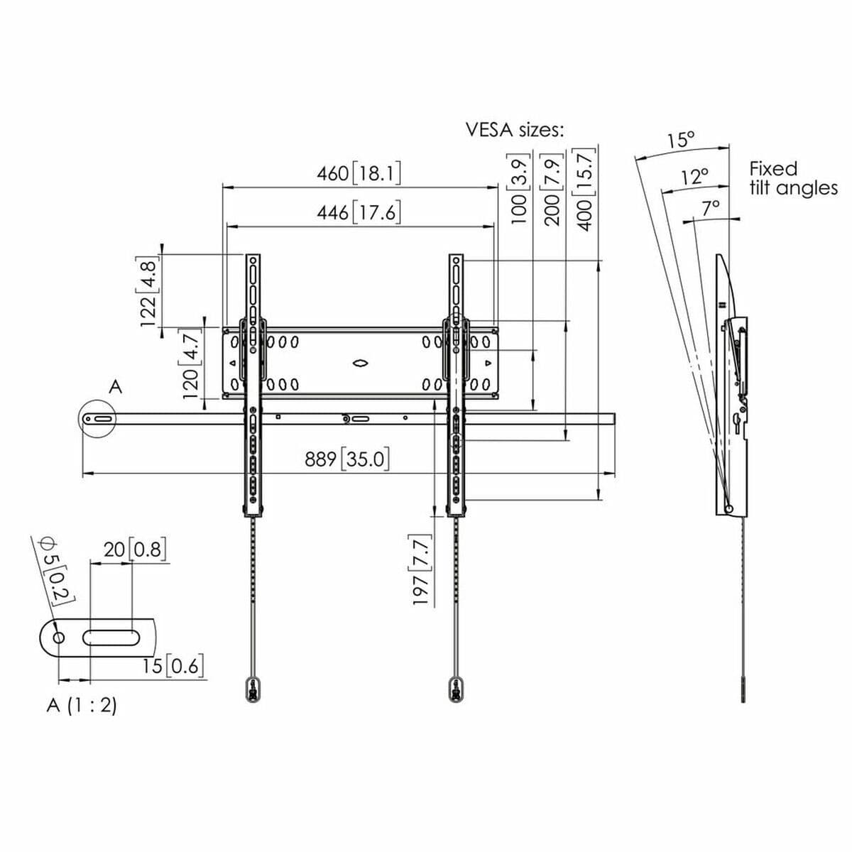 Support de TV Vogel's 7047100 55" 65" 75 Kg - Image 2