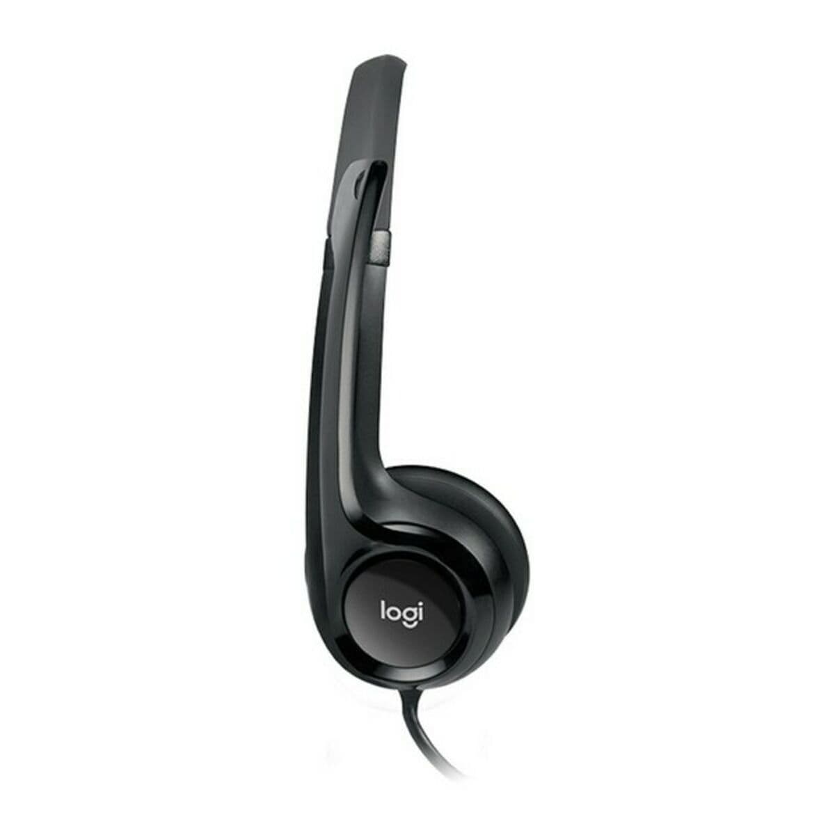 Headphones with Microphone Logitech 981-000406 Black - Image 2