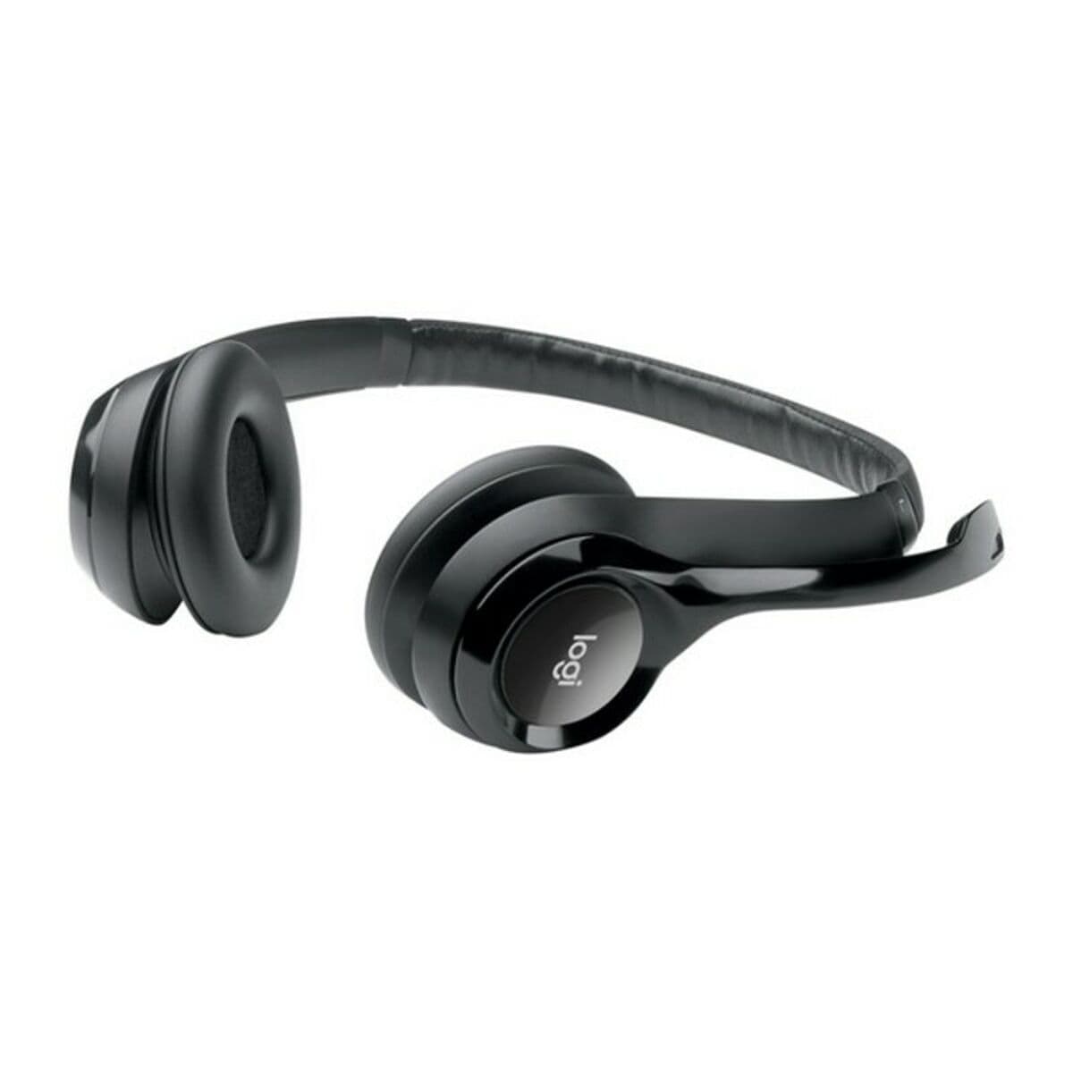 Headphones with Microphone Logitech 981-000406 Black - Image 4