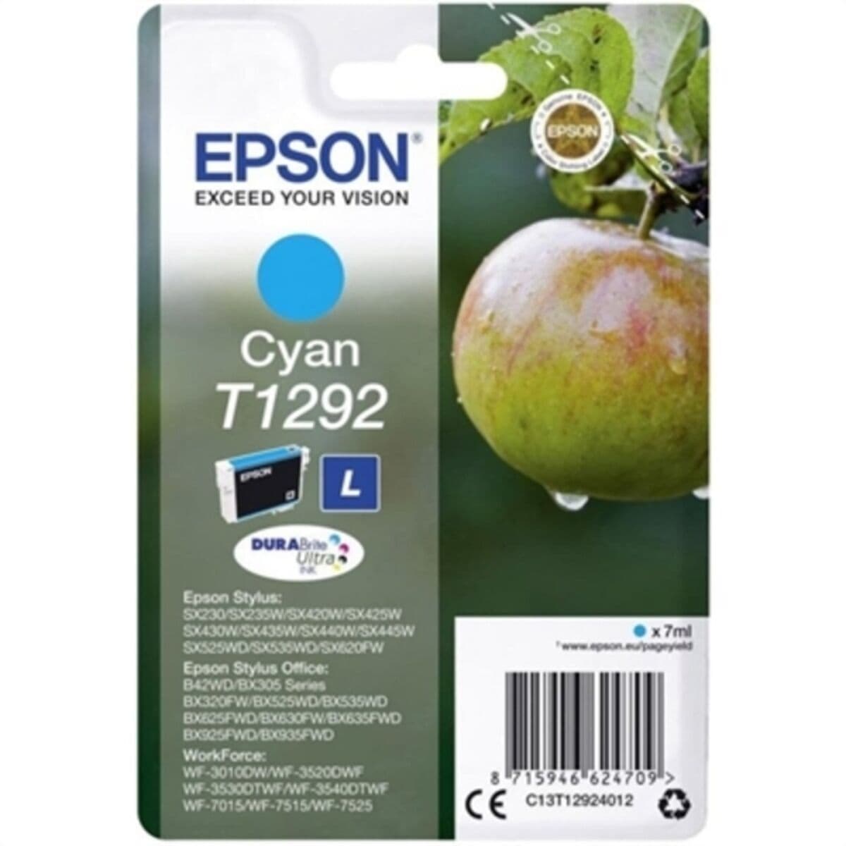 Cartucho de Tinta Compatible Epson T1292 Cartridge Cian
