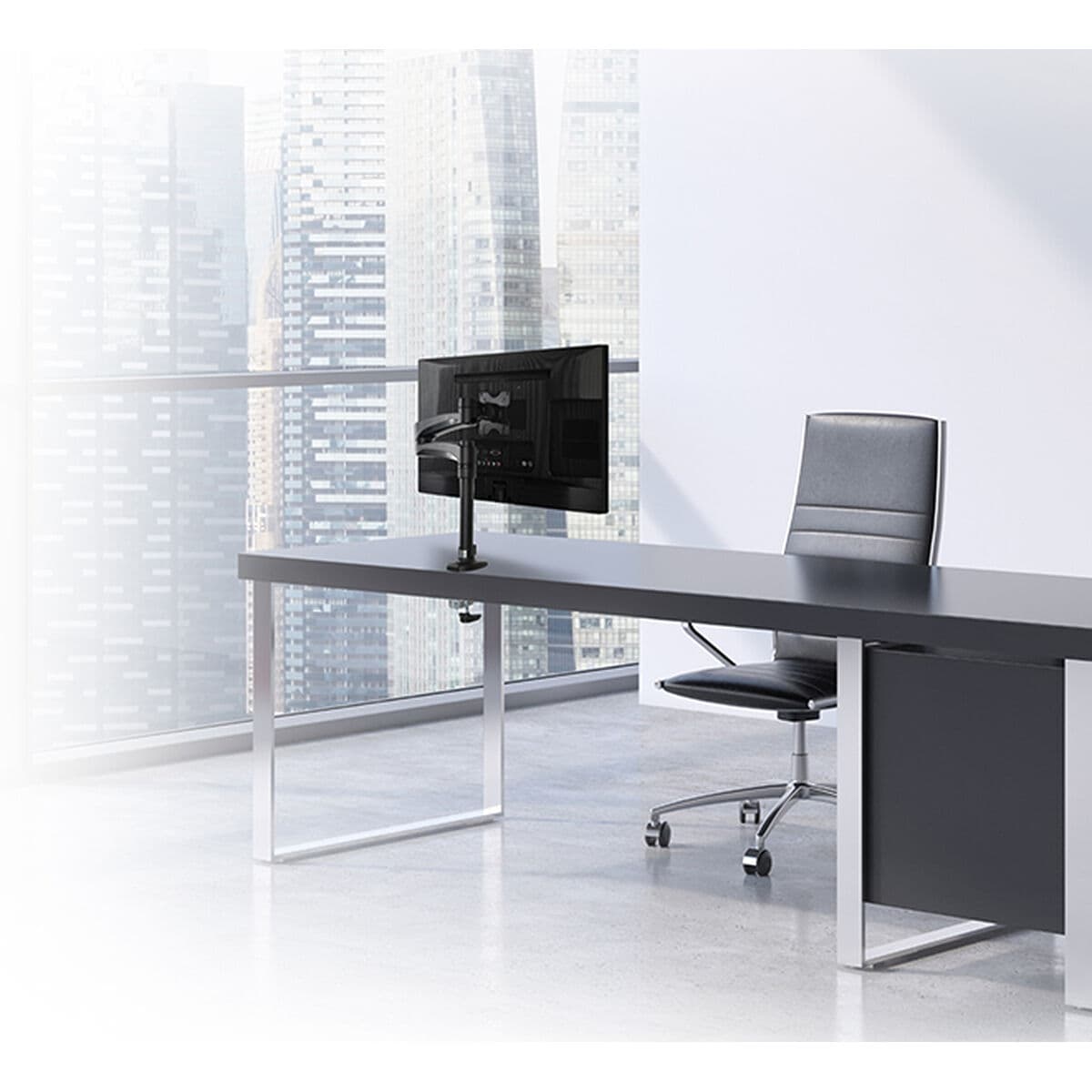 Support de table d'écran B-Tech BT7373/B 28" 10" - Image 3
