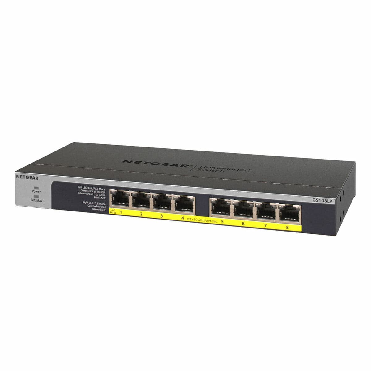 Switch Netgear GS108LP-100EUS RJ-45 - Image 3