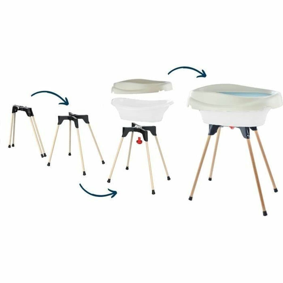 Växlare 2 in 1 Badkar Vit - Image 4