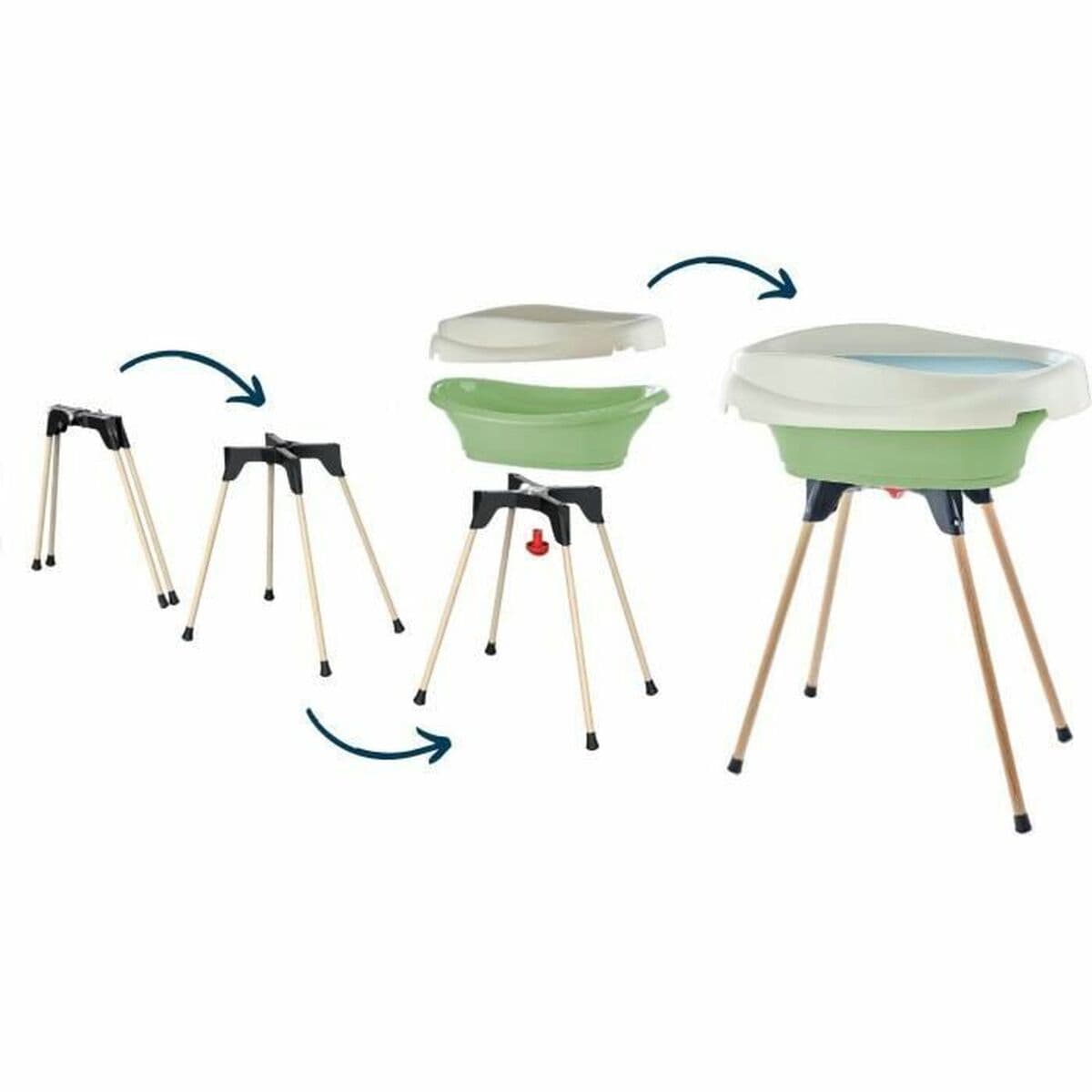 Bañera 2 in 1 Bañera Verde - Image 6