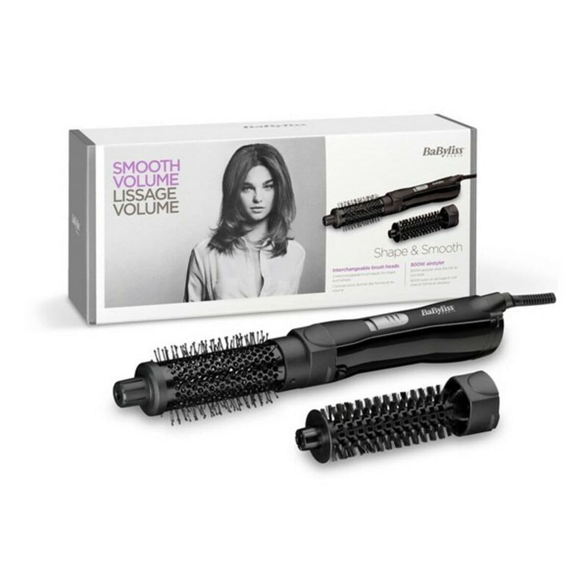 Styling borste Babyliss SHAPE&SMOOTH Svart (2 antal) - Image 5