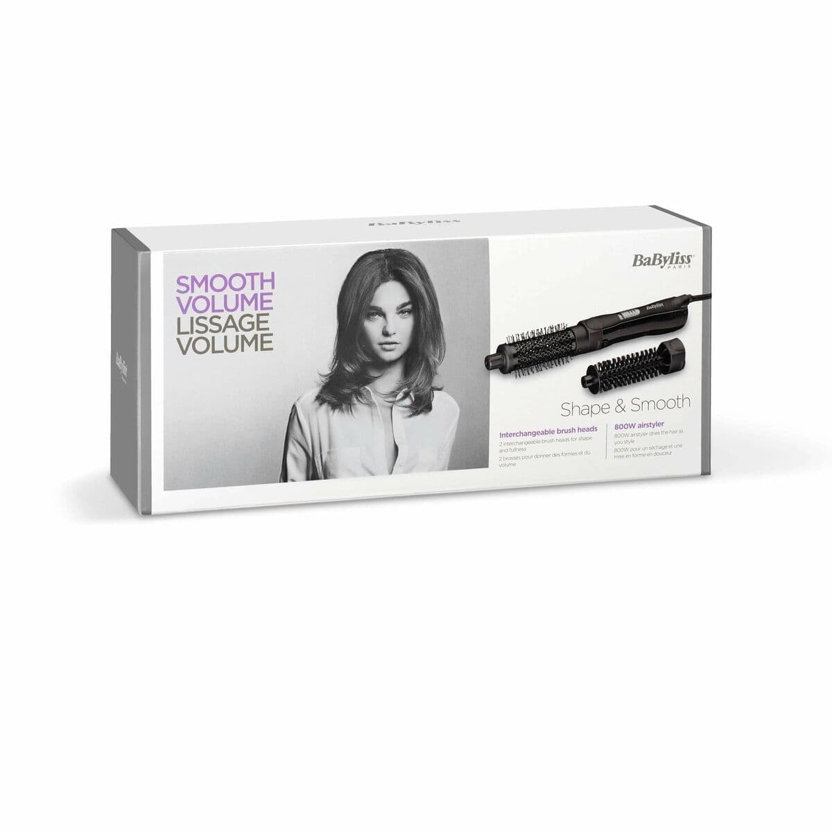 Styling borste Babyliss SHAPE&SMOOTH Svart (2 antal) - Image 20