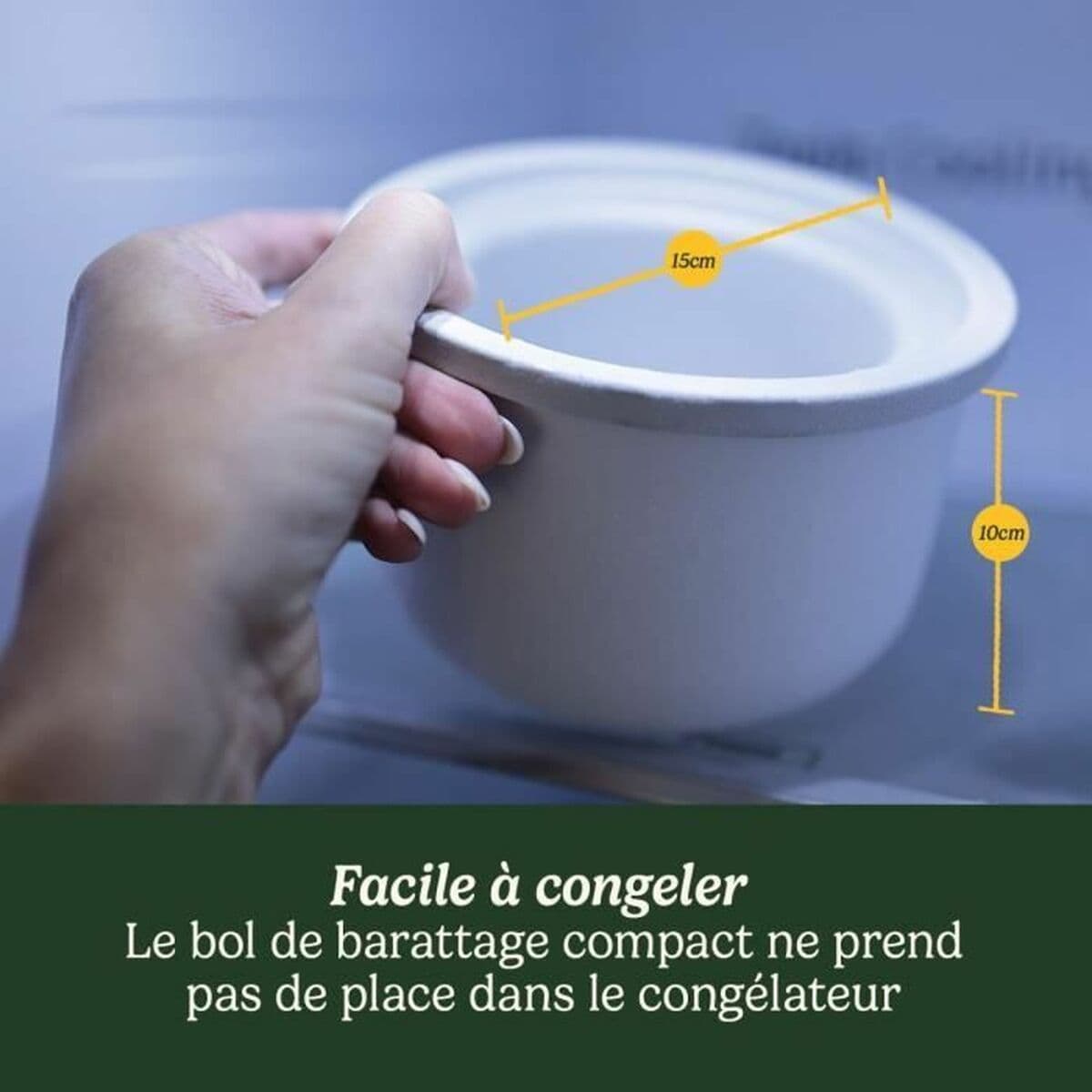 Uređaj za Pravljenje Sladoleda Cuisinart ICEM10E Bijela 12 W 473 ml - Image 5