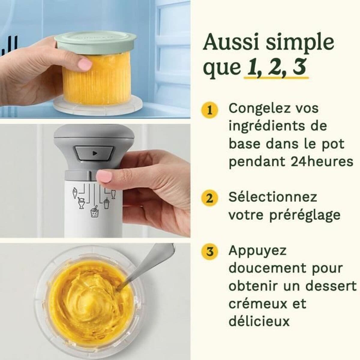 Uređaj za Pravljenje Sladoleda Cuisinart ICEFD10E Bijela Plastika 1 L 3,3 L 1L - Image 4