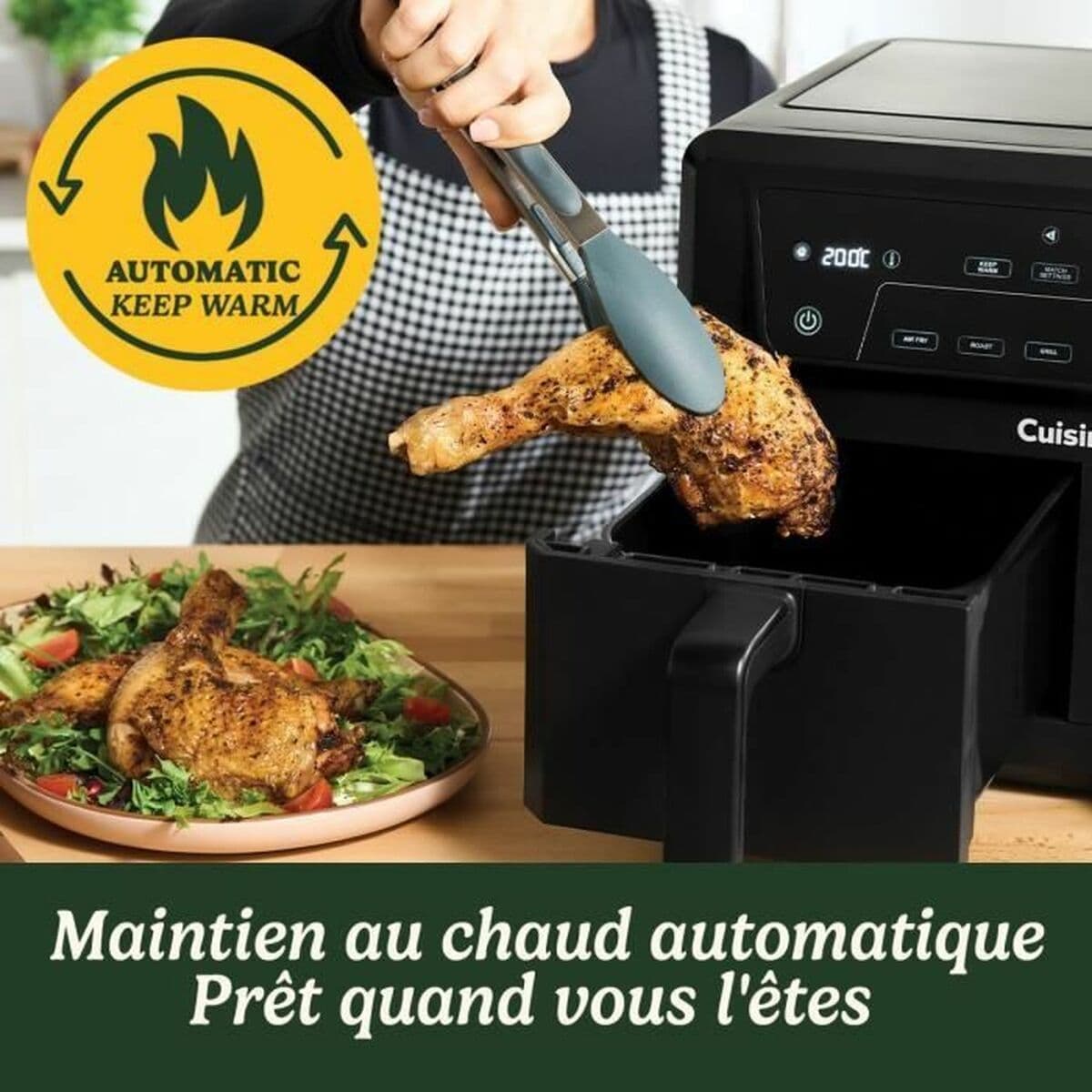 Luftfritös Cuisinart Svart 2400 W - Image 5