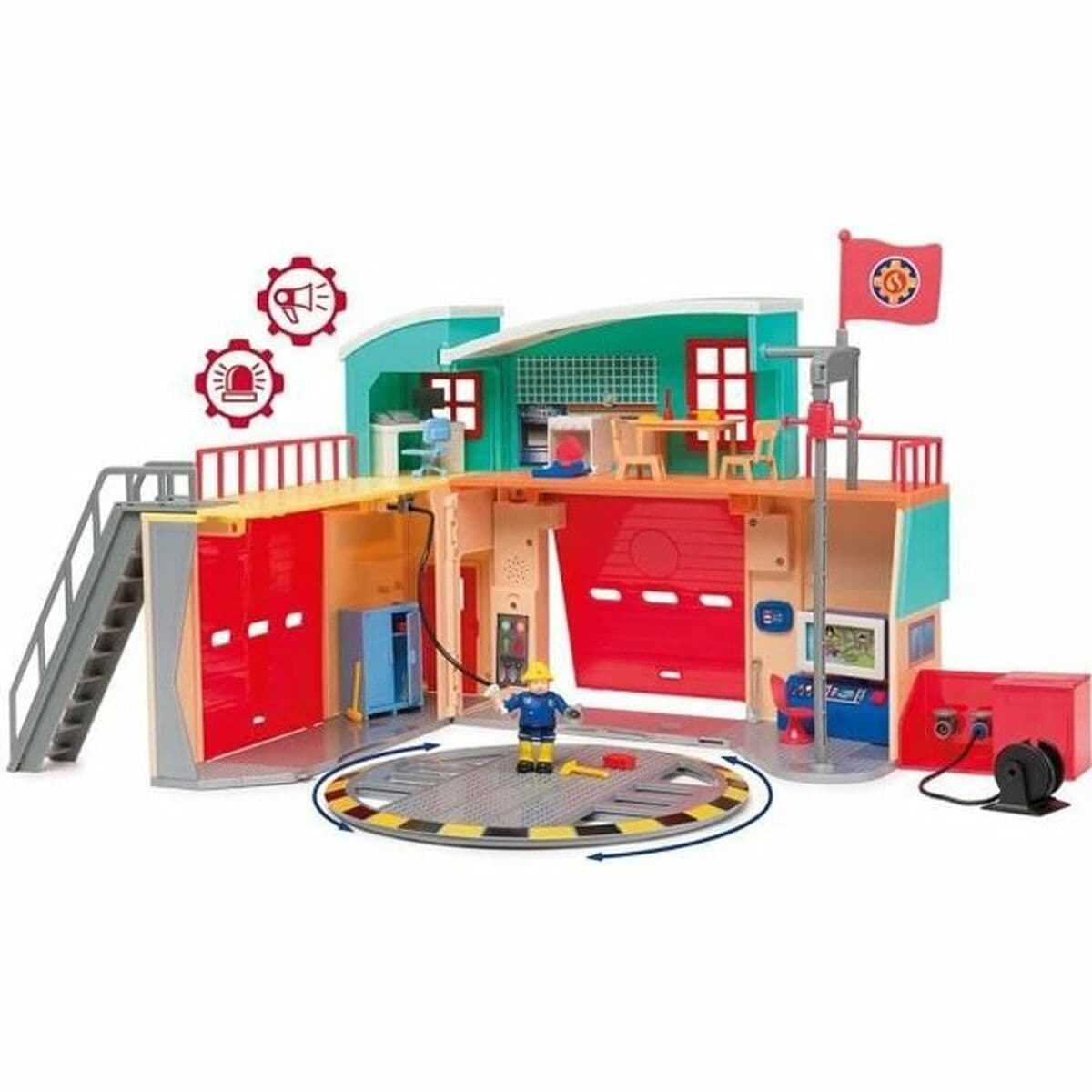 Playset Smoby Caserne de Pompiers Électronique - Image 2