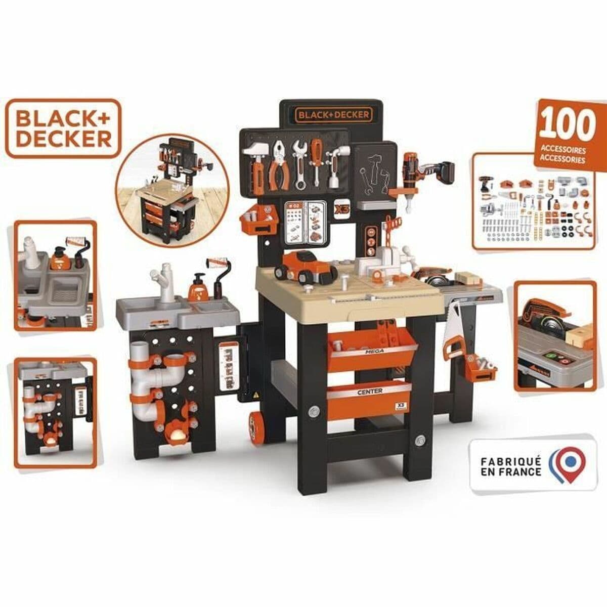 Juego de herramientas para niños Smoby Black + Decker - Image 3