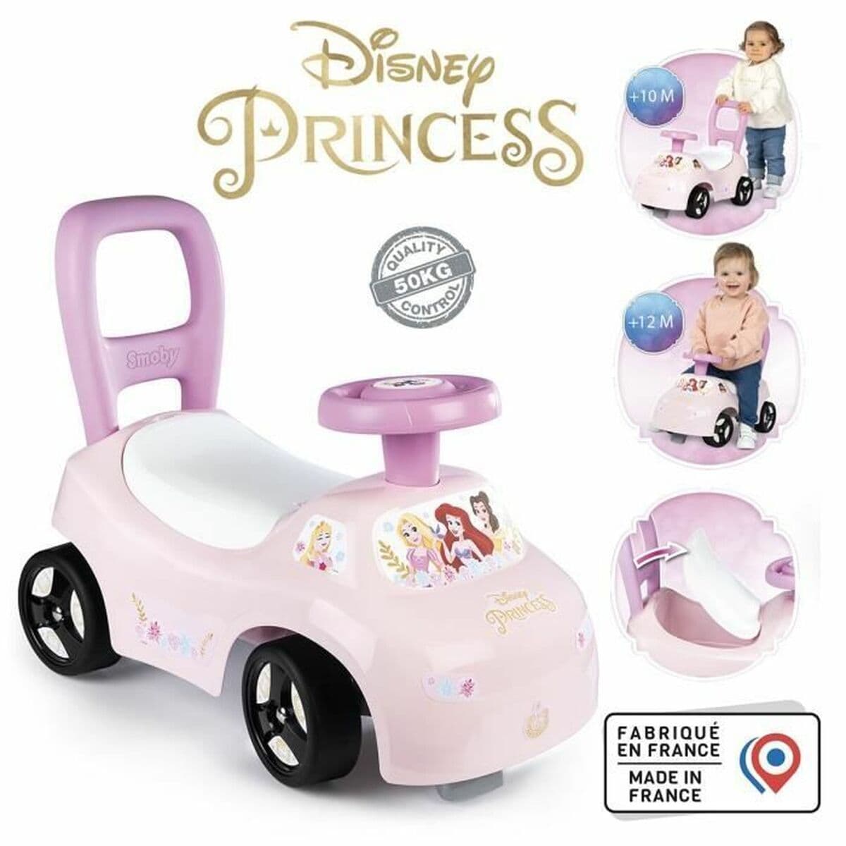 Correpasillos Smoby Disney Princess 2 en 1 - Image 2