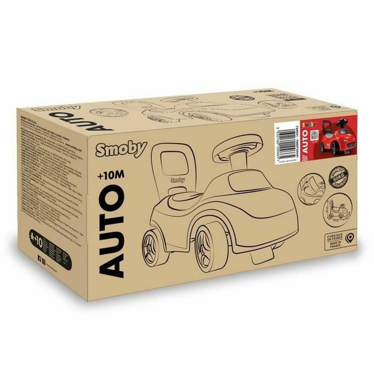 Correpasillos Smoby Negro Rojo 2 en 1 - Image 5