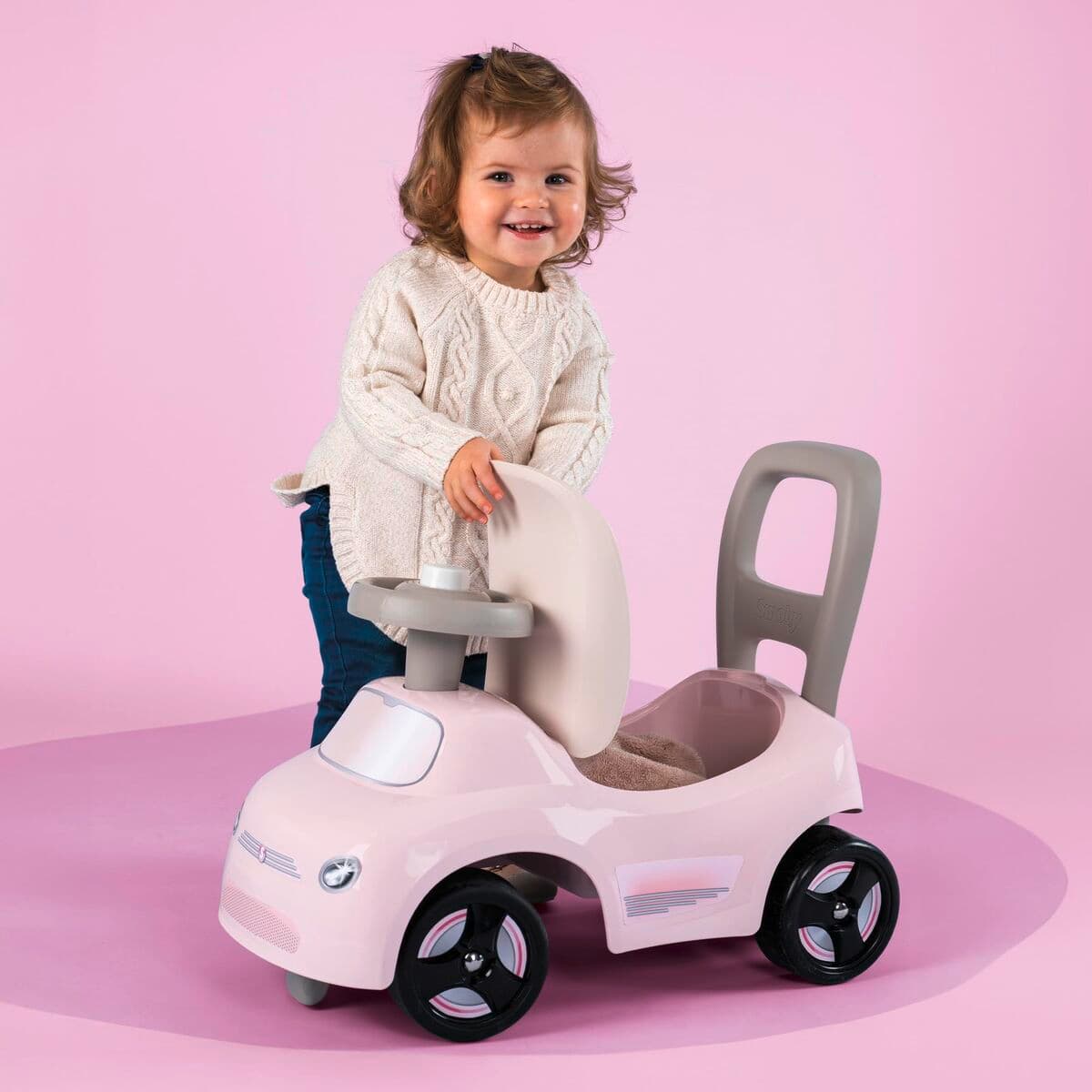 Porteur Smoby Noir Rose 2 en 1 - Image 19