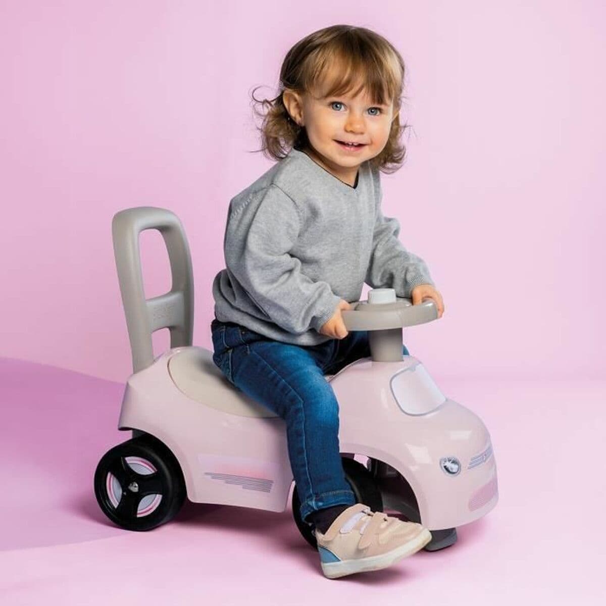 Porteur Smoby Noir Rose 2 en 1 - Image 9