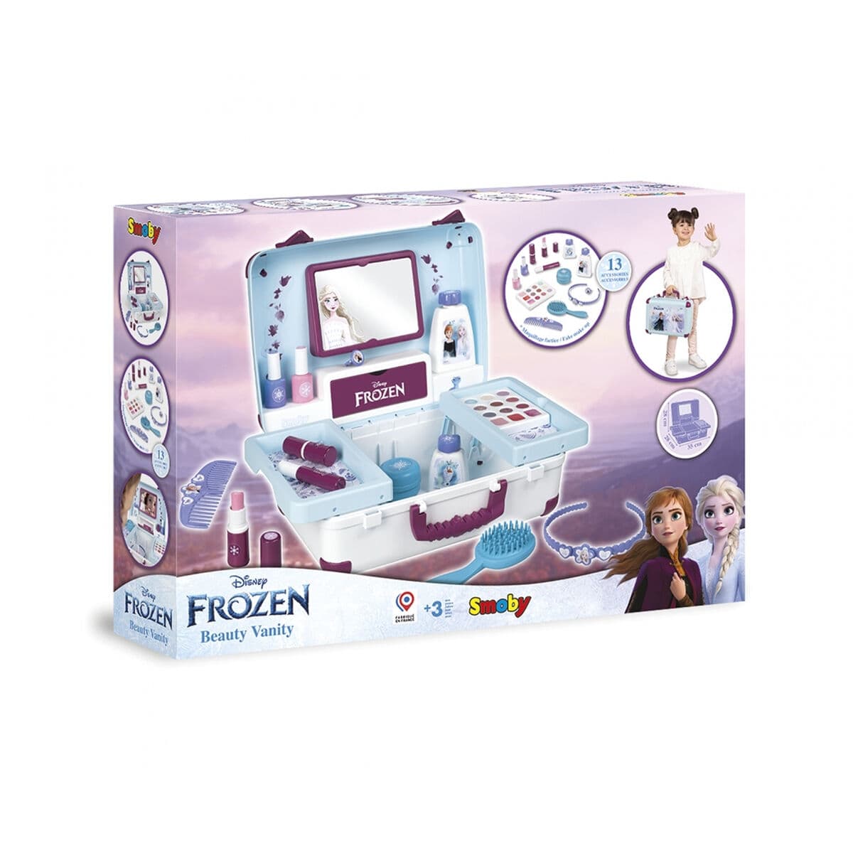 Zestaw do Makijażu dla Dzieci Smoby FROZEN BEAUTY SUITCASE Wielokolorowy - Image 5