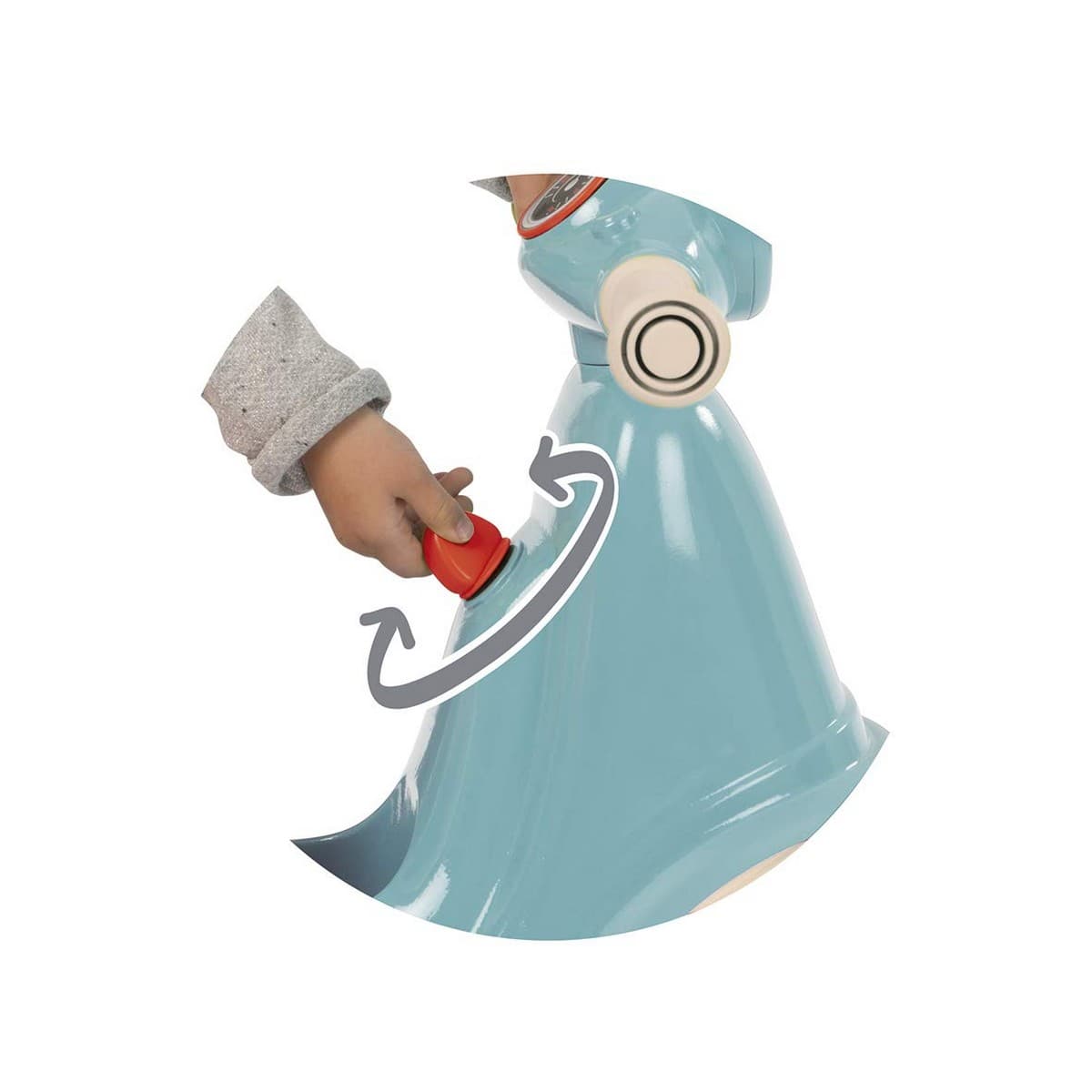 Trīsriteņi Smoby Scooter Zils Motocikls - Image 4