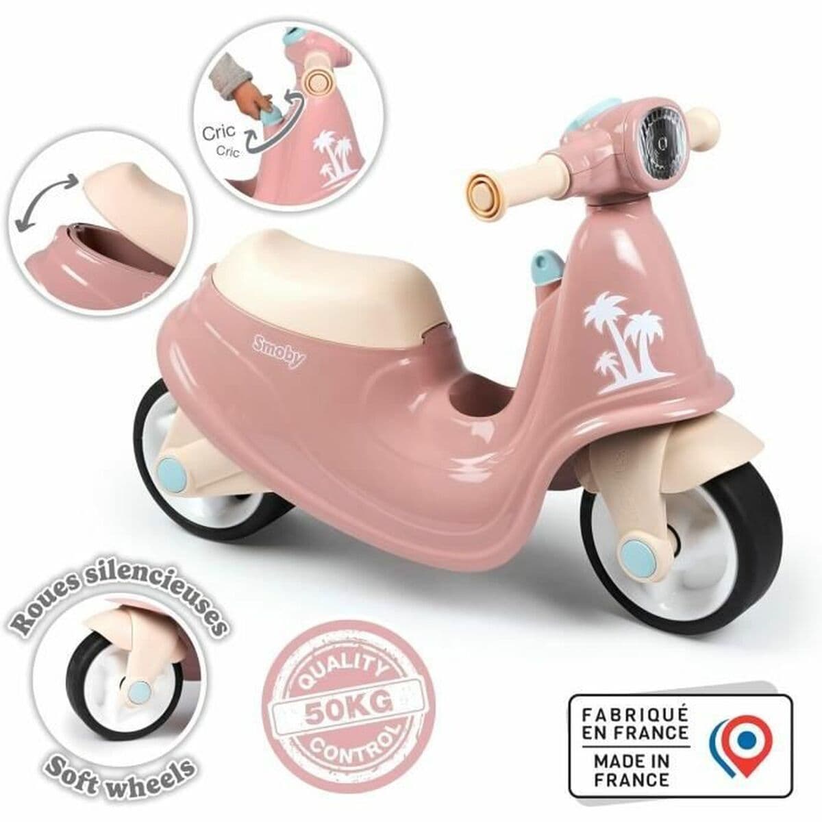 Correpasillos Smoby scooter Rosa - Image 2