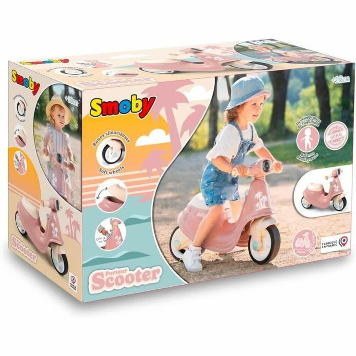 Correpasillos Smoby scooter Rosa - Image 6