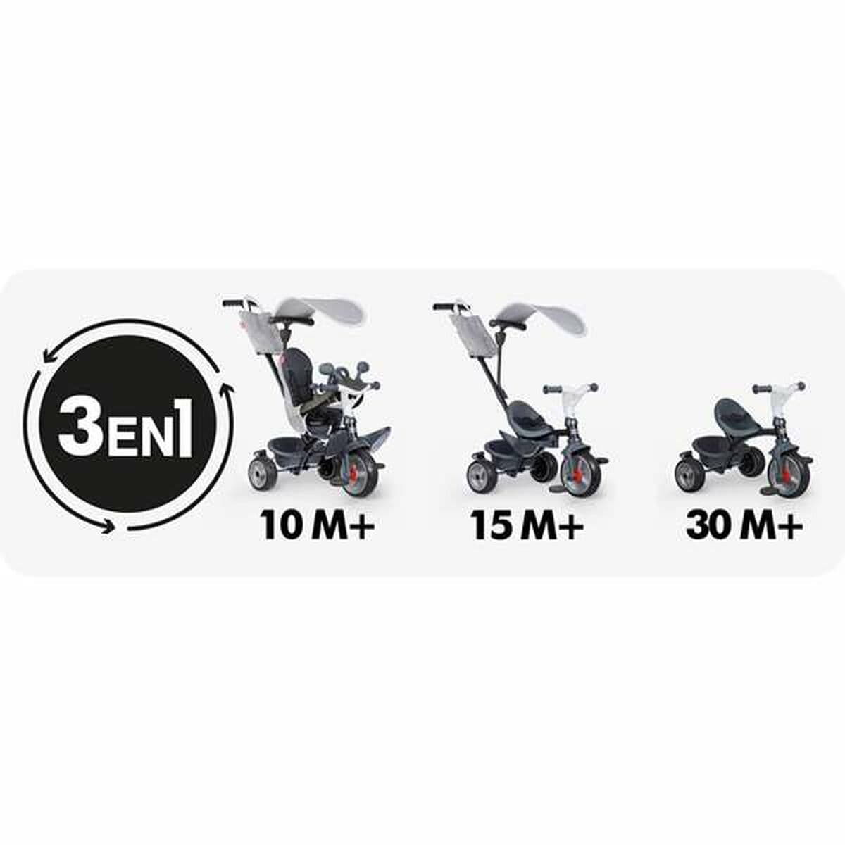 Triratis Smoby Baby Driver Pilka - Image 4