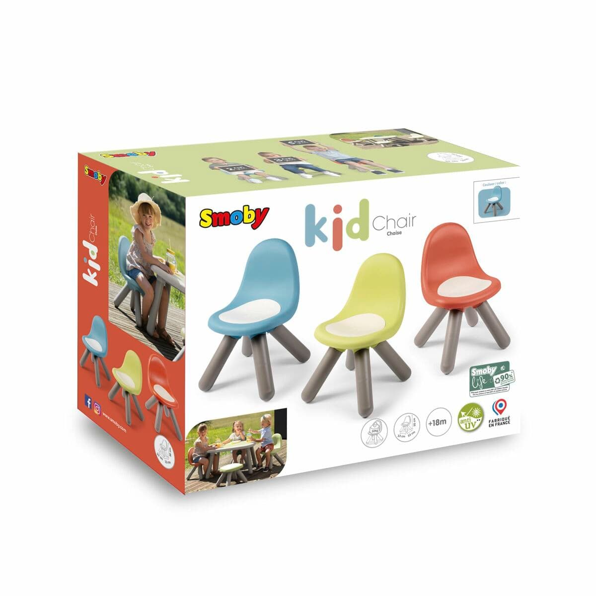 Silla Smoby Life Kid Azul Plástico - Image 16