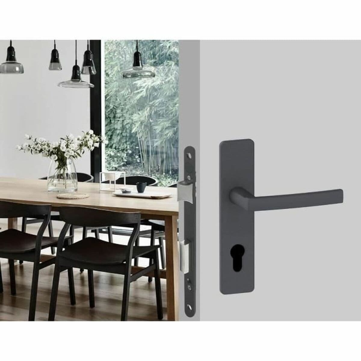 Cerradura de embutir Yale Y60R-A40/N 6,75 x 2 x 23 cm Acero - Image 2