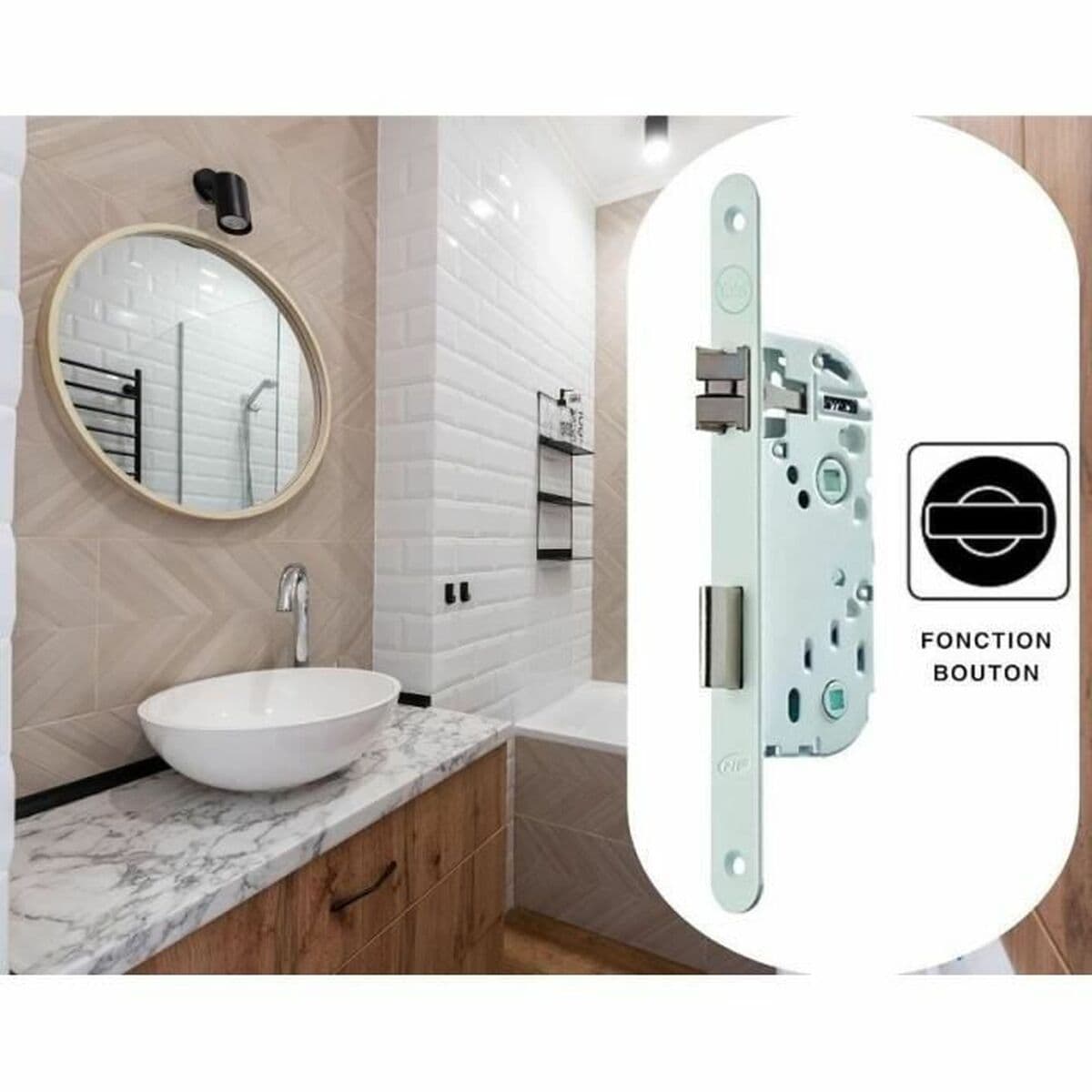 Cerradura de embutir Yale 6,2 x 2 x 23 cm Acero - Image 3