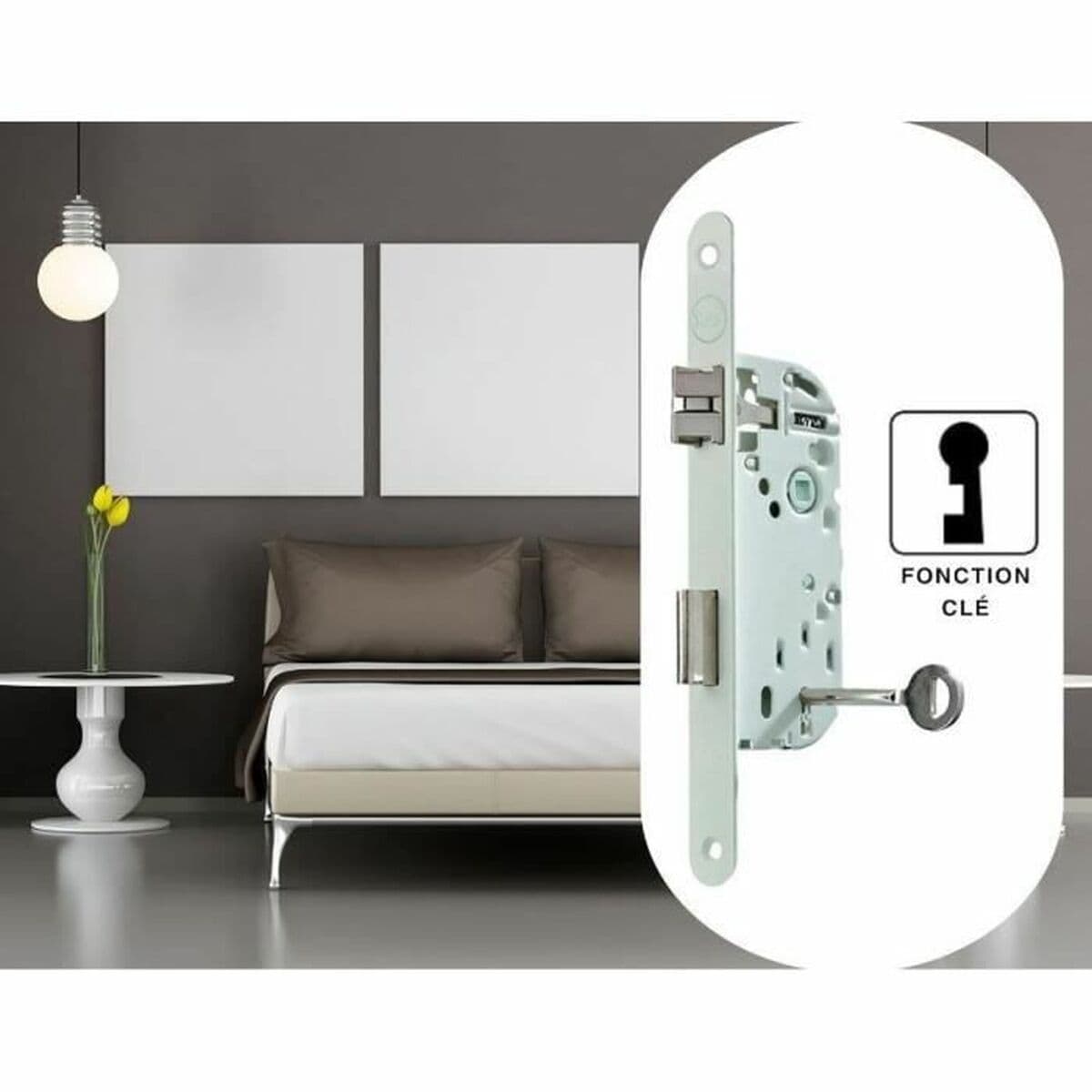 Cerradura de embutir Yale 6,2 x 2 x 23 cm Acero - Image 2