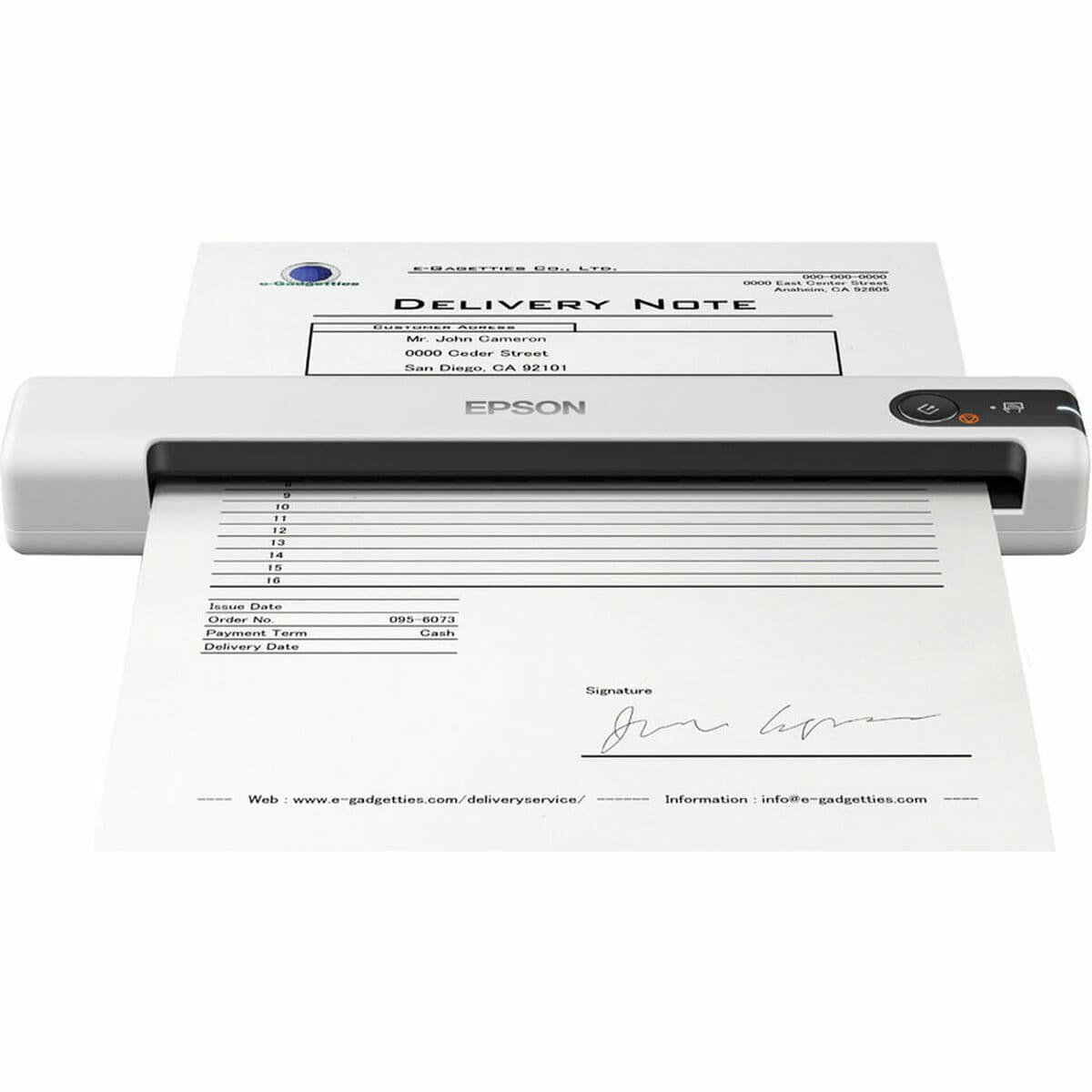 Escáner Portátil Epson B11B252402 600 dpi USB 2.0 - Image 2