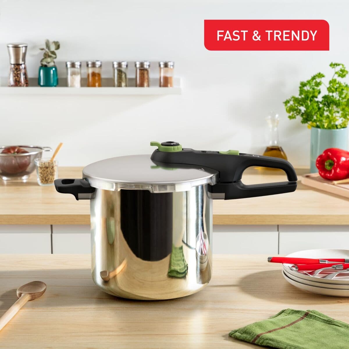 Olla Express Tefal P25844 Acero Inoxidable 8 L (Reacondicionado A) - Image 2